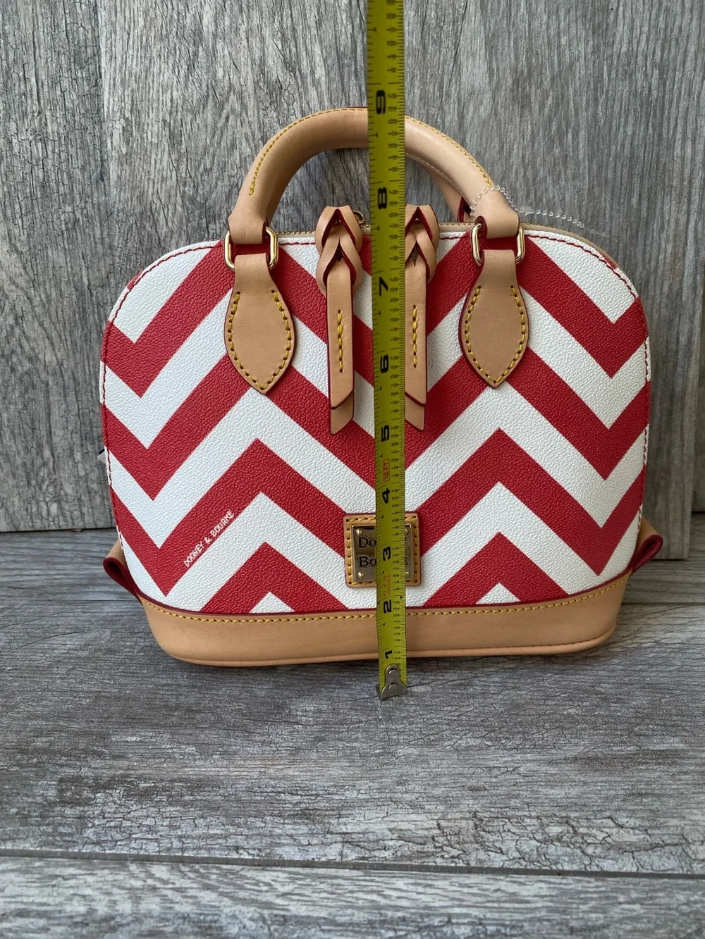 Dooney & Bourke Chevron Bitsy Bag NWT